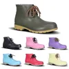 Top 2019 Men Rain Boots Lage Arbeidsverzekering Mijner Schoenen No-Brand Design Steel Teen Cap Zwart geel roze rood paars Donkergroen 38-44