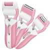 Depilatore elettrico ricaricabile 3 in1 Velvet Smooth Lady Shaver Epilatore rimozione taglio di capelli gambe bikini Epilatore da barba da donna