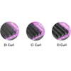 개별 속눈썹 확장 메이크업 B C D CURL 25mm 밍크 LASHES 자연 긴 검은 거짓 속눈썹 8-14mm 길이 눈 속눈썹