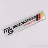 Högkvalitativ aluminiumlegering klistermärke bil sport klistermärke Emblem Badge Car Styling för MS Mazdaspeed 120x26mm 50x50mm5301209