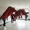 Высокого качество ой Длины Надувной шар дракон для украшения Ночной Giant Может быть Customed 7 Цвет светодиодного Надувным Драконом