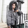 2018本物の新しい到着ダウンジャケット冬のジャケットの女性シングルフルスリムな髪の綿パッド入り服ビッグジャケットコート907
