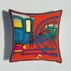 Cubierta de cabezal de caballo de lujo europeo Casa de almohada decorativa de sofá decorativa