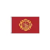 3x5 Fire Department Flags Banner 68D Polyester Fabric Advertising,Indoor Outdoor Usage, for Festival Club National , Free Shipping