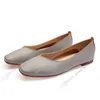 ladies flat shoe lager size 33-43 womens girl leather Nude black grey New arrivel Working wedding Party Dress shoes seventy