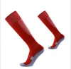 Calcetines deportivos de tubo largo para niños adultos, con el mismo párrafo, resistentes al desgaste, con parte inferior de toalla, medias de fútbol con parte inferior antideslizante