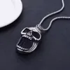 2020 Nieuwe Collectie 316L Titanium Stalen Schedel Hanger Ketting Punk Rock Sieraden Voor Mannen Kan Open Bier Deksel Hele 5624341