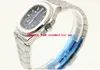 2020 Nya Klockor Män Lyx Arrival 5712 / 1A-001 Automatisk klocka 40mm Blue Renning Rostfritt Stål Transparent Glas Back Fashion Men's Watch