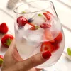 4pc Set Shatterproof Plastic Vine Glass Unbreaktable PCTG Red Wine Tumbler Glasses Cups Reanvändbar transparent fruktjuice Beer Cup Y340i