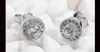 modelos de explosión SHUNXUNZE 925 joyas de plata de ley pendientes de la boda de compromiso para mujeres nobles accesorios blanca circonio cúbico S-3750G