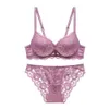 Lcw Set di reggiseni viola Moda Donna Corsetto traforato traspirante Set reggiseno di pizzo sexy Biancheria intima da donna raccolta di lusso di fascia alta all'ingrosso318h