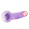 Erotic Soft Jelly Dildo Anal Butt Plug Realistic Penis Strong Suction Cup Dick Toy for Adult G-spot Orgasm Sex Toys for Woman J1737
