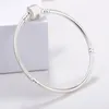 Commercio all'ingrosso 925 bracciali in argento sterling 3mm catena serpente Fit Pandora fascino braccialetto braccialetto gioielli fai da te regalo per uomo donna