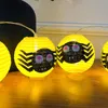 Halloween skalle LED Light String Garland Batteri Box Enhet Nyår Juldekorationer för Halloween Hem Julprydnader Ny