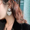 Frauen Runde Herz Ohrstecker Strass Kristall Herz Ohrring Modeschmuck Zubehör Geschenk für Liebe Freundin