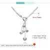 Fine Jewelry Charm 925 Silver Bead Necklace Classic High Quality Fashion light sand chain d At Direct Whole Gift Party304s