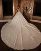 قال واحد من أجهزة الكمبيوتر الأفريقية الفاخرة قال Mhamad Ball Dress Dresses الزفاف من الدانتيل الدانتيل Deliques Crystal بالإضافة إلى فساتين الزفاف الحجم