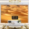 Custom 3D Stereo Muurschildering Moderne Eenvoudige Gele Desert Foto Behang Theme Hotel Restaurant Woonkamer Natuur Muur Schilderij Decor