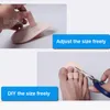 16 Pieces Toes Overlap Hammer Correction Heel Pad Soft Bunion Splint Corrector Forefoot Mat for Hallux Valgus Tacones Foot Care5423985