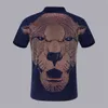 New Fashion Animal Printed #86 Men Polo Shirt Lapel Collar Slim Fit Short Sleeve Tops Casual Classic Business Male Cotton PP Polos Shirts