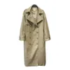 Casacos de Trench das Mulheres Moda Estilo Britânico Classic Khaki Senhoras Overcoat Windbreaker Loose Casaco longo 2021 Primavera Outono Mulheres Roupas