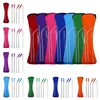 6pcs/set 8.5" 9.5" Straws Portable Silicone Tip Cover Stainless Steel Straws Drinking Straws Travel Neoprene Storage Bag CCA11569 50set