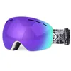 Óculos de esqui esportes ao ar livre snowboard caminhadas camadas duplas uv400 antifog grande máscara de esqui óculos de esqui das mulheres dos homens neve snowboard gogg5935200