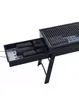 Houtskoolgrill, barbecue opvouwbare draagbare lichte rookbarbecue, kleine tafel buiten