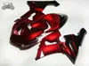 Free Custom ABS fairing kit for Kawasaki Ninja 2005 2006 ZX-6R ZX6R 636 05 06 dark red aftermarket fairings set