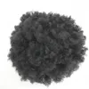 Afro bouclés hommes toupet pleine dentelle toupet pour hommes dentelle suisse cheveux humains toupet système de remplacement 8x10 couleur noire bouclés hommes cheveux