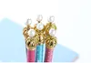 Cute Cartoon Metal Crown Gel Pen Kawaii Bella cancelleria coreana per bambini Materiale scolastico regalo SN2429