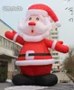 Outdoor Giant Opblaasbare Vader Kerstmis 3m / 6m Xmas Decoratief Santa Claus Model voor Winkelcentrum en Club Decoratie