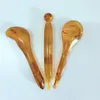 7pcs/set Scraper Board Beeswax Amber meridian Facial Body Massage Roller Resin Scrapping Board Health Beauty Tool GGA3015