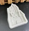 Nyaste Stora DIY DIY Large Castle House Silicone Mold Manual Fondant Cake Chocolate Mold Tool Epoxy Gips Mould