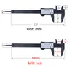 150mm LCD Digital Caliper Electronic Digital Vernier Caliper Plastic Vernier Caliper med batterimätare Mikrometer Mätverktyg VT1688