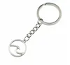 20st/Lot Key Ring Keychain Jewelry Silver Plated Wave Charms hänge för nyckeltillbehör