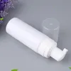 Branco Frasco de 100ml Foam Soap Lotion Bomba de plástico com Dispenser Shower Gel Sabão plástico garrafa vazia de formação de espuma Bomba Garrafas para compo LX1689