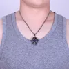 Mode hommes bijoux de fête argent acier inoxydable Punk crâne collier hommes argent colliers or masque pendentifs bijoux pour cadeau