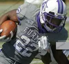 Custom Furman Paladins Football Any Number Name Purple Gray White 4 Darren Grainger 9 Hamp Sisson 22 Devin Wynn 5 Dae'one Jerseys