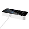 A9S Szybki ładowarka samochodowa 8 Port Multi USB LCD Wyświetlacz szybkie ładowanie dla iPhone 11 12 Por Max Samsung
