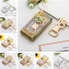 Digital Beer Bottle Opener Alloy Beer Opener Fashion Arabic Numerals Beer Bottle Openers With Diamond Wedding Party Gift 12 Styles