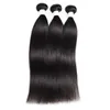 Ishow 9A Brazilian Straight Human Hair Bundles Weft 3pcs Wholesale Peruvian Hair Extensions Weave for Women All Ages 8-28inch Natural Color Black