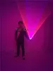 DJ 춤 클럽 진실한 파란 자전 LED 장갑 빛 선술집 당 레이저 쇼를 위한 청록색 빨간 레이저 장갑