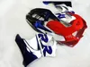 Kit de carenagem personalizada grátis para carenagem Honda CBR900 RR 98 99 CBR900RR vermelho branco conjunto motocicleta azul CBR919 1998 1999 KG46