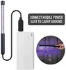 3W 5W UVC stérilisateur lumière USB puissance Portable poche UV stérilisateur baguette sans ozone lampe de désinfection ultraviolette pour téléphone masque toilette