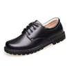 Garçons chaussures en cuir de mariage pour enfants chaussures en cuir véritable plat doux Oxford école robe de Banquet semelle en caoutchouc peau de porc à l'intérieur