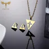 Retro Cross Jewelry Sets for Women Men Choker Jesus Christian Religion Jewelry Stainless Steel Pendant Necklaces Earrings Set