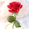 Beauty And Beast Eternal Flower Rose In Flask Wedding Decoration Artificial Flowers In Glass Cover For Valentine's Day Gifts285m