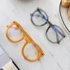 2020 novos óculos ópticos grandes gato olho óculos quadro arroz rodada moda mulher transparente verde óculos frame