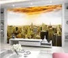 papier peint classique pour les murs de New York, Manhattan, paysage urbain moderne, mur de fond HD